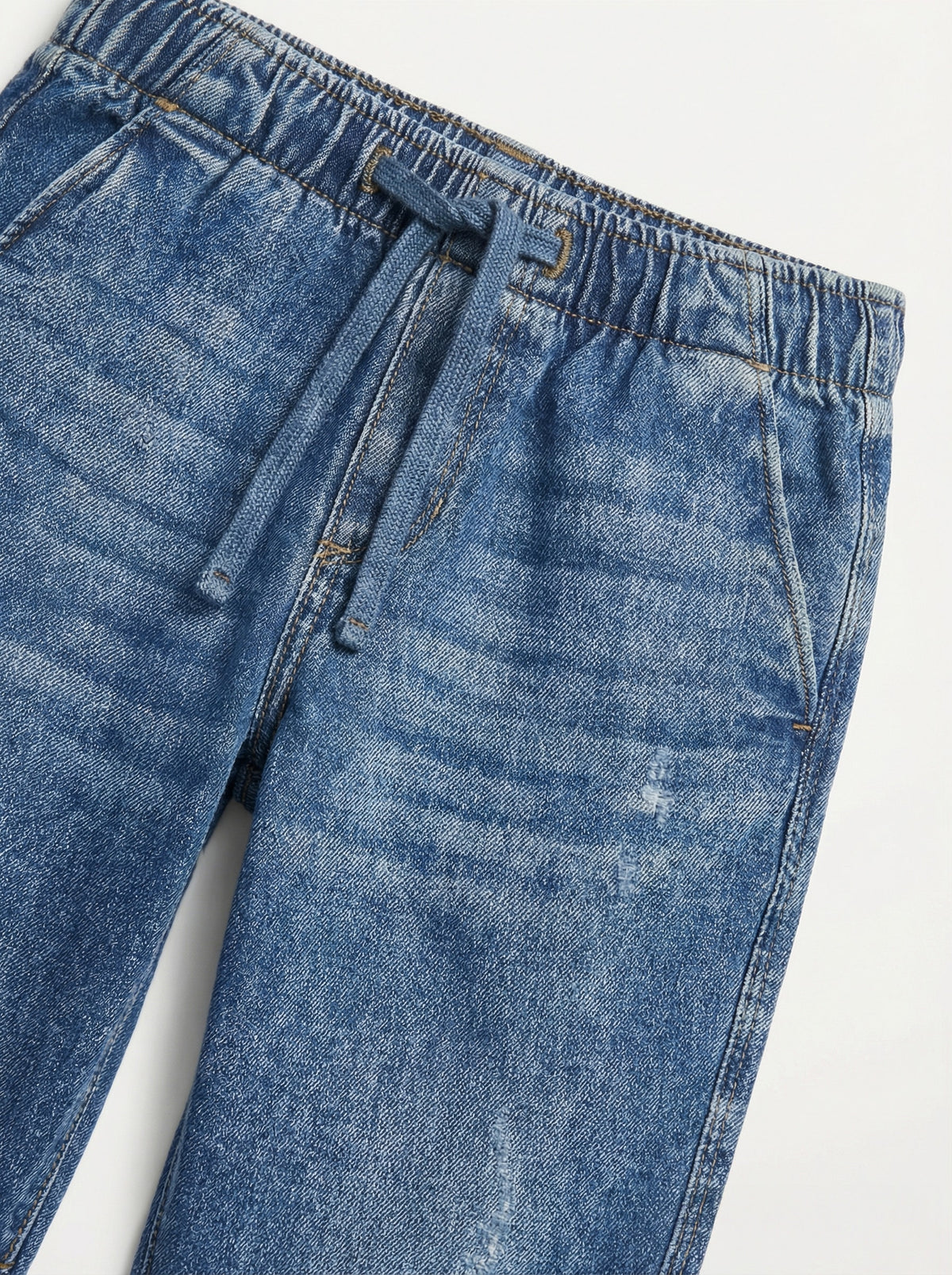 Denim Jogger Pants