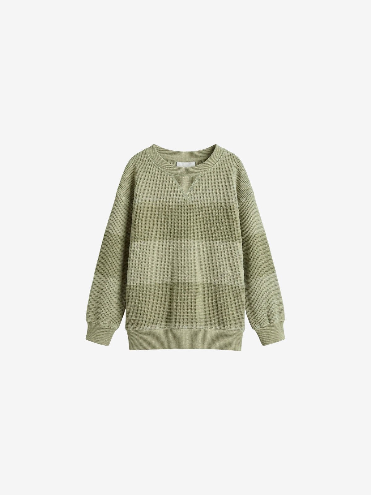 Waffle Knit Sweatshirt