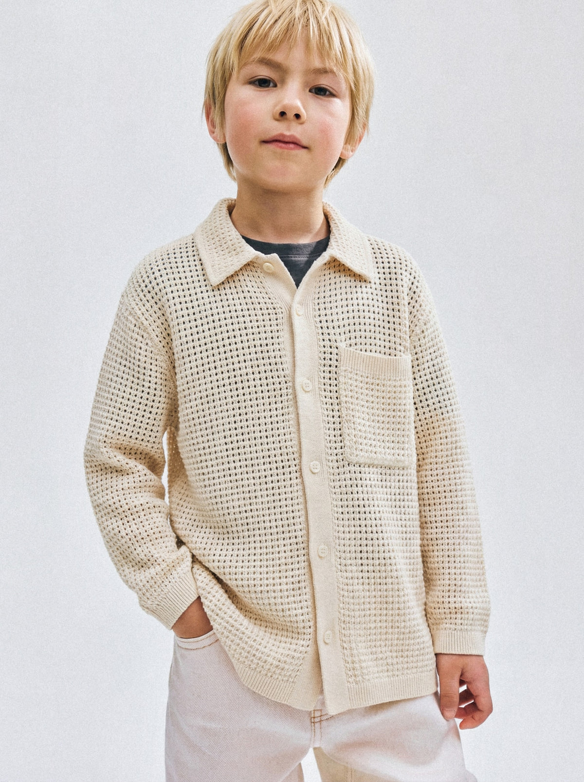 Waffle Knit Shirt