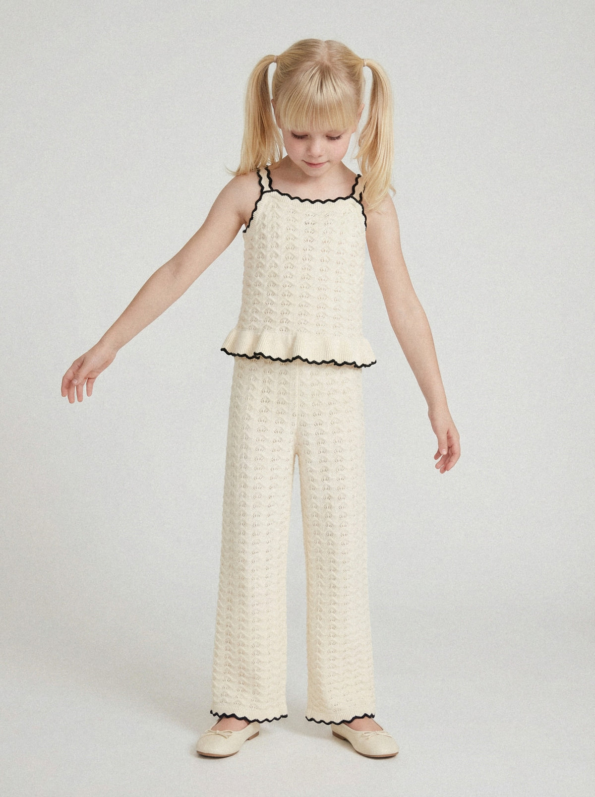 Knit Top & Pants Set-2