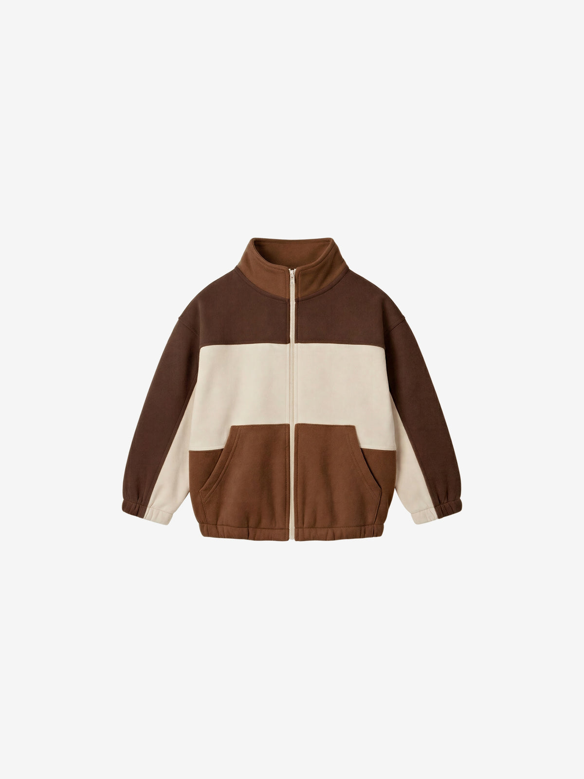 Color Block Zip Jacket