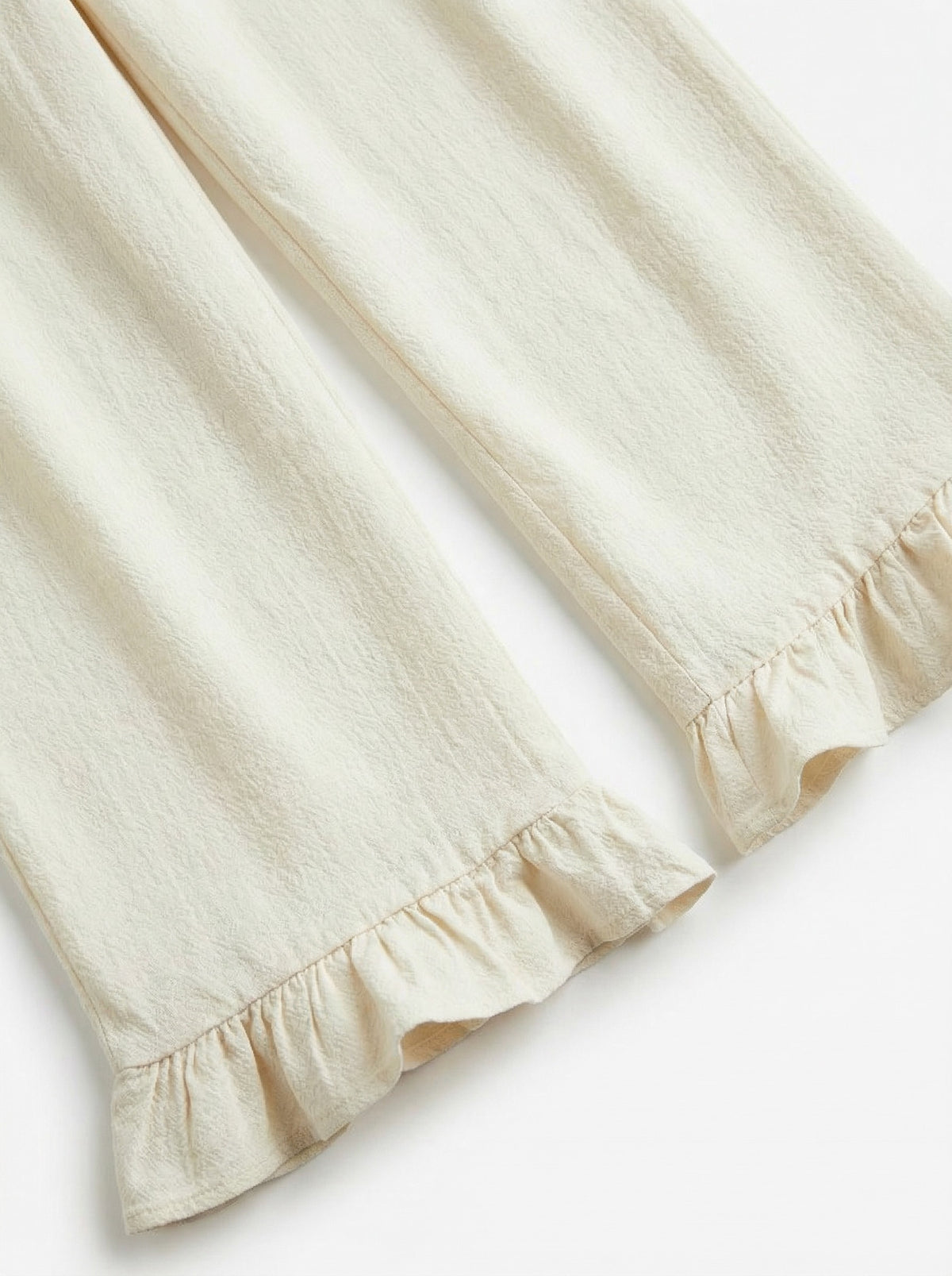 Ruffle Hem Pants